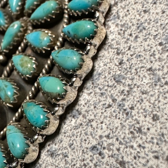 HUGE STATEMENT SOUTHWESTERN TURQUOISE PENDANT